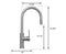 High Spout Faucet Specs and Dimensions