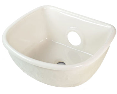 Round Ivory Pedicure Sink