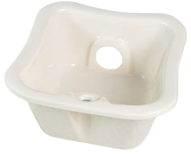 Square Ivory Pedicure Sink