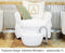 Featured pedicure station with frost white pedicure bowl