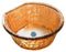 Annulus Gold Glass Pedicure Sink With Whirlpool