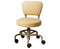 ANS pedicure stool with cream upholstery