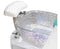 Padded pedicure footrest for sink