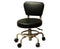 ANS pedicure stool with black upholstery