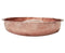 Brillo copper manicure bowl side view