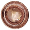 Brillo copper manicure bowl top view