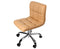 Cookie pedicure stool in mocha upholstery