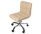Cookie pedicure stool in taupe upholstery