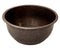 Cocoa copper pedicure bowl side view