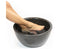 Espresso resin pedicure bowl with feet soaking