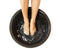 Espresso resin pedicure bowl with feet soaking
