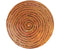 Fire copper color sample swatch interior