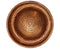 Fire copper manicure bowl top view