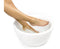Frost white pedicure bowl with feet soaking