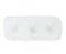 Frost white resin treatment dish top view