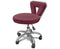 GS pedicure stool with holly hock upholstery