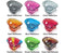 Lavender pedicure bowl glass color options