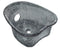 Lavender pedicure bowl in black glass