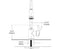 Level pedicure sink faucet specifications
