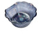 Scallop pedicure sink in nickel glass color