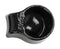 Onyx black resin manicure bowl top view