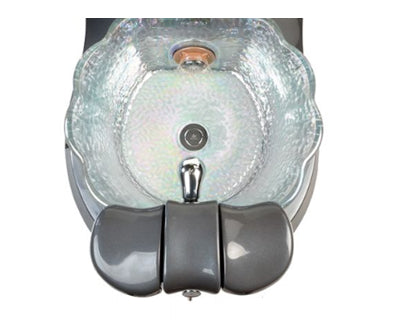 Scallop Glass Pedicure Sink