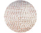 White & Gold Hammered Copper Finish
