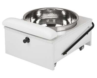 Stainless Steel Pedicure Bowl Tuckaway