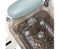 Vienna glass pedicure sink with pipeless whirlpool jets