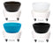White Pedicure Cart Color Options