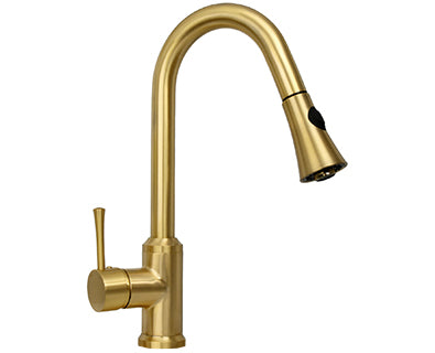Arc Pediure Faucet - Brushed  Gold Finish