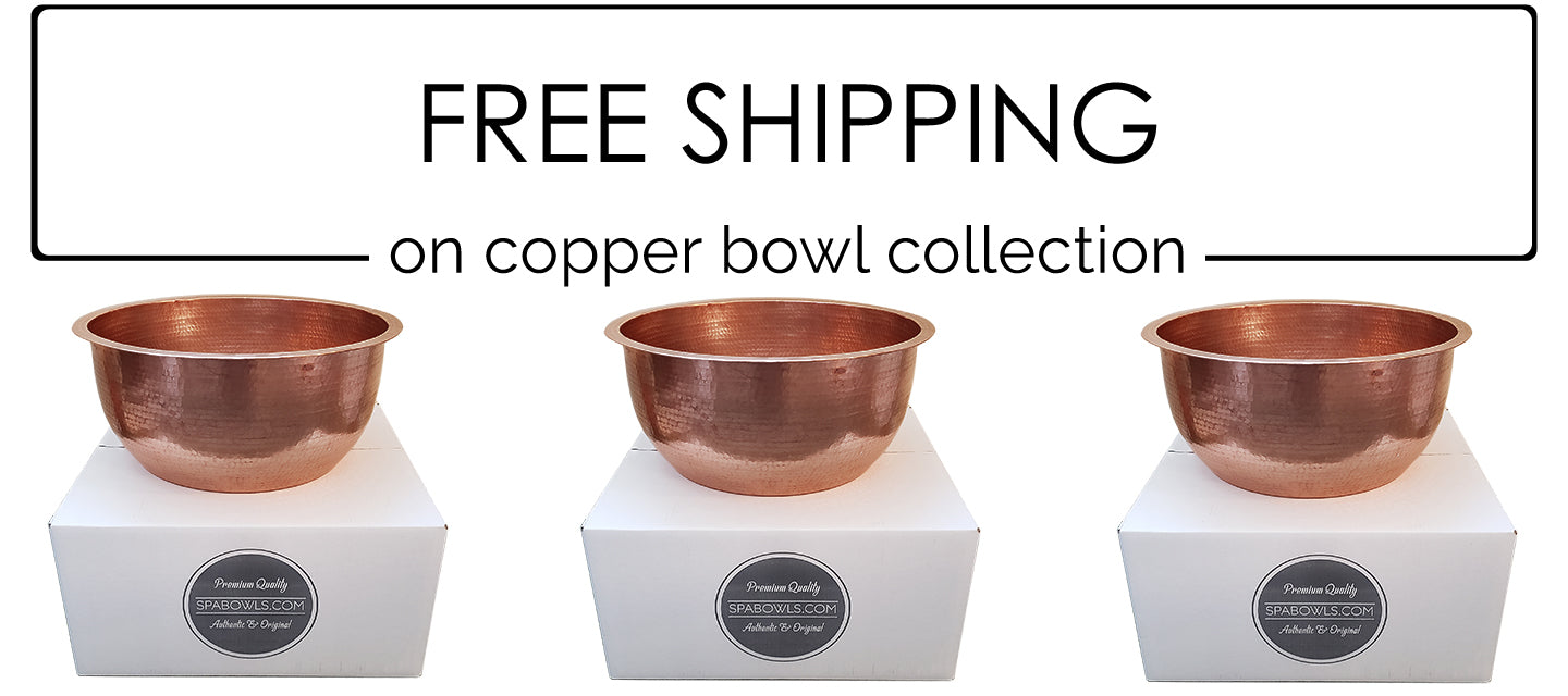 Free Shipping on Copper Bowl Collection