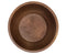 Kahlua copper pedicure bowl top view