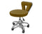 GS pedicure stool with butterscotch upholstery