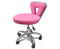 GS pedicure stool with pink upholstery