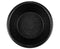 Onyx black resin pedicure bowl top view