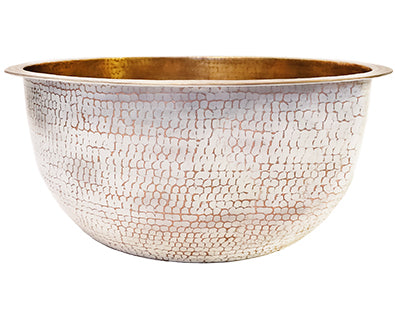 Solstice White & Gold Pedicure Bowl
