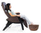 Zero gravity massage chair with copper pedicure bowl